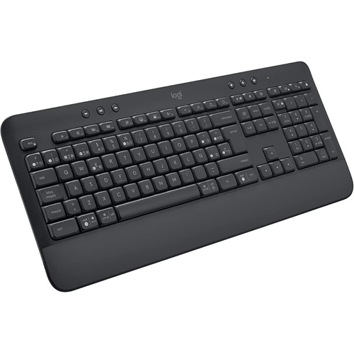 Teclado Logitech K650 Signature Ecofriendly Color del teclado Negro Idioma Español España