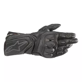 Guante Alpinestars Sp-8 V3, Negro Y Negro, En Piel Protectora, Color Negro, Talla M - M