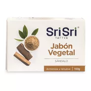Jabón Ayurvédico Vegetal Con Sándalo 100 Gr - Sri Sri Tattva