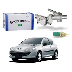  Carcaça Termostatica Aluminio 207 1.4 2007 A 2012