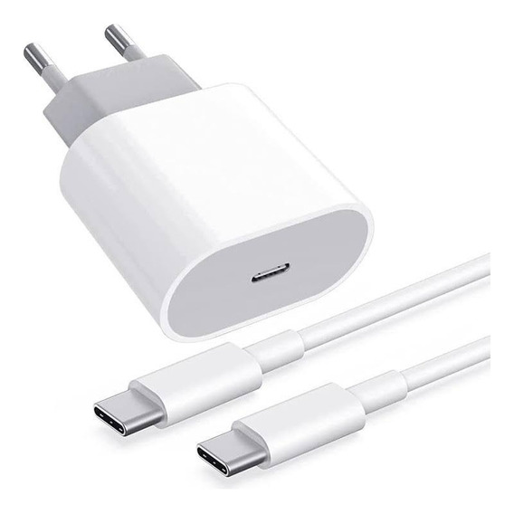 Adaptador Compatible Con iPhone 15 Carga Rápida 50w + Cable 