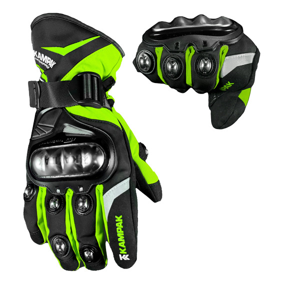 Guantes Motociclista Kampak Mt56 Protección Derrape Táctil