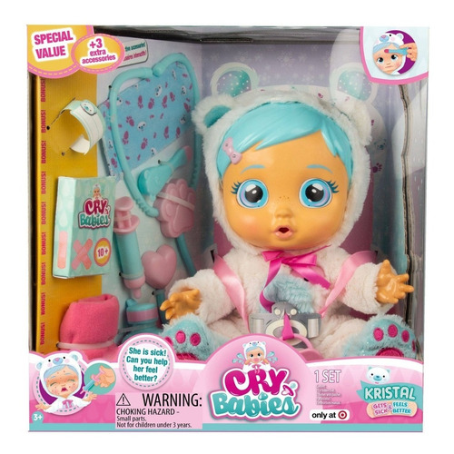  Cry Babies Kristal Bebes Llorones 3 Accesorios Extra! Hoy!!