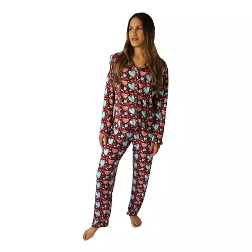 Pijama Dulce Sensación Pantalón Y Blusa Botones Morning 