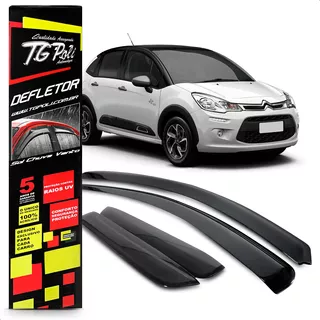 Calha De Chuva Defletor Citroen C3 2013 2014 Até 2020 2021