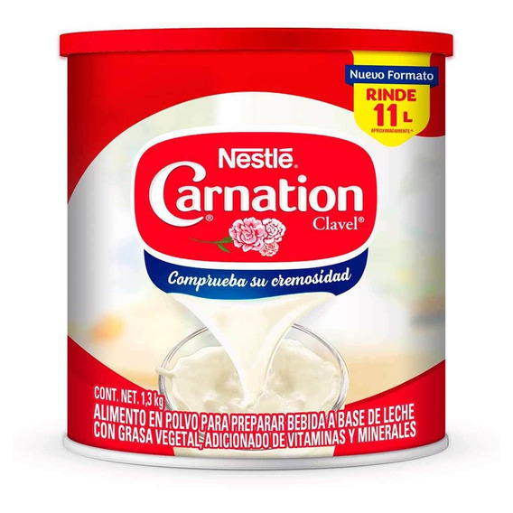 Bebida en polvo a base de leche Nestlé Carnation Polvo 1.3kg