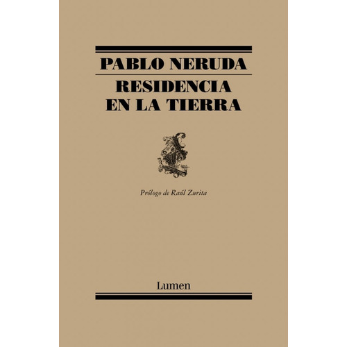 Libro Residencia En La Tierra - Pablo Neruda