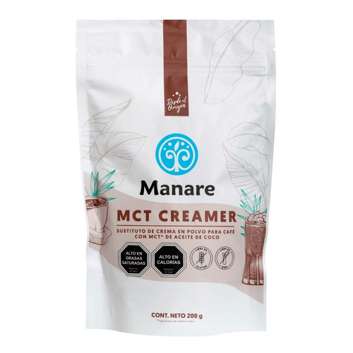 Mct Creamer 200 G - Manare