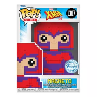 Funko Pop 8 Bit Marvel X Men 97 - Magneto Exclusivo