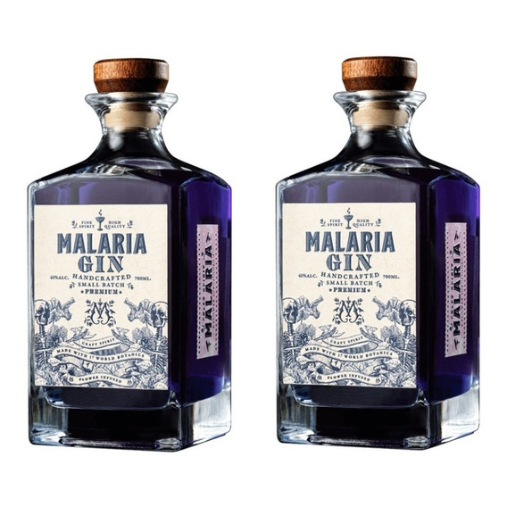 Malaria Gin 2 Botellas 700ml
