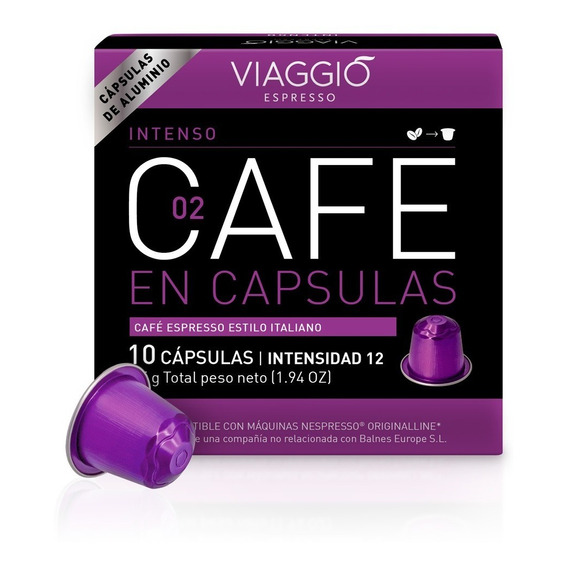 Cápsulas Café Viaggio Espresso Para Nespresso®