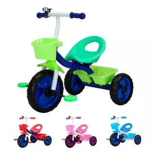 Triciclo Infantil 3 Rodas Pedal Passeio Motoca Velotrol Jony Cor Verde