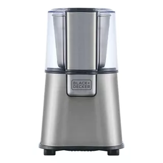 Moedor Elétrico Grãos Café Gourmand Gris Inox Black Decker Cor Cinza