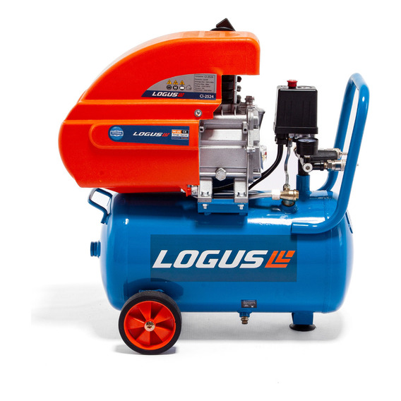 Compresor Aire Logus 2,5hp!! 24 Litros Portatil+aceite Comp