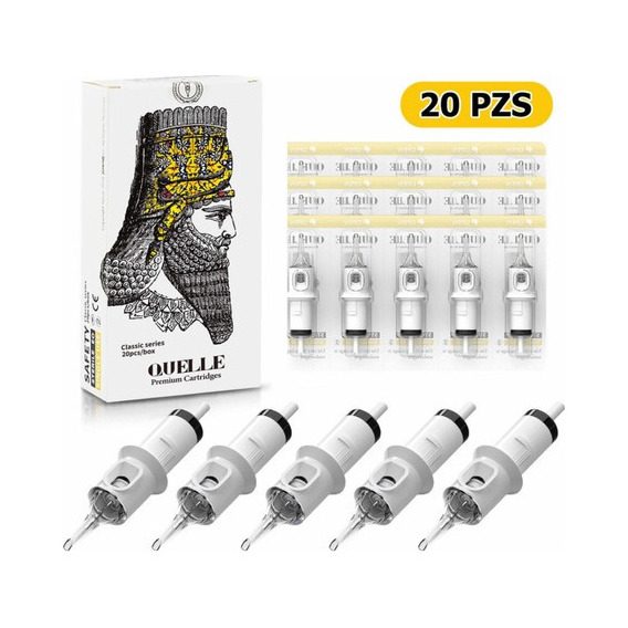 Cartuchos De Tatuaje Profesional Round Liner Rl Quelle 20pzs