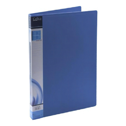 Folder Plastico Celica Co-201a-sbe De Palanca Carta Azul /v