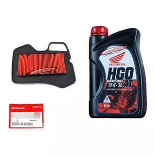 Kit Service Filtro Orginal Wave 110 Aceite Honda Moto Sur