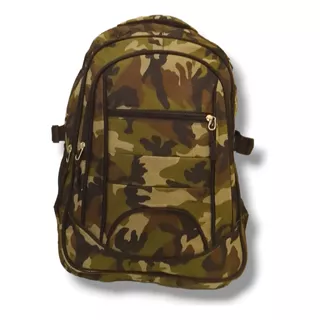 Mochila Tactica - Militar - 40 Lts - Reforzada - Camuflada -