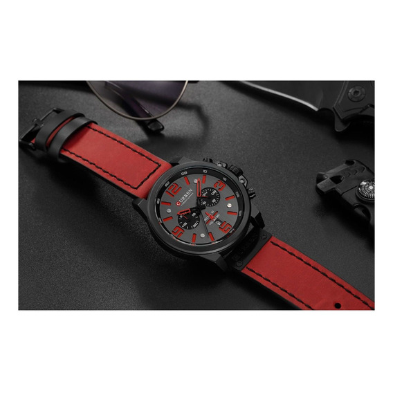 Reloj Curren Krec160104 Rojo Hombre