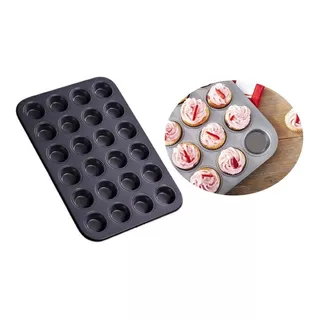 Molde X24 Mini Muffins Antiadherente Cupcakes Magdalenas