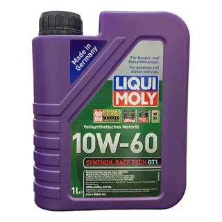 Aceite 10w-60 Full Sintetico Alto Rendimiento Liqui Moly 1lt