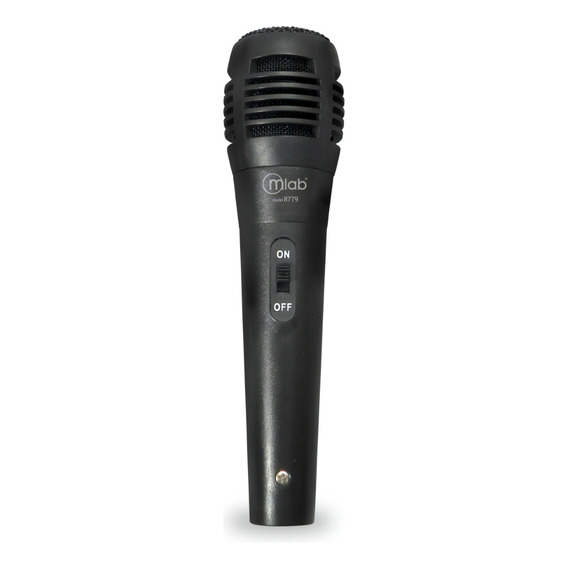 Microfono Mlab Advanced Vocal Karaoke Cardioide Color Negro