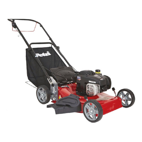 Cortadora Césped Nafta Petri Briggs Stratton 4,5hp Tritura Color Rojo