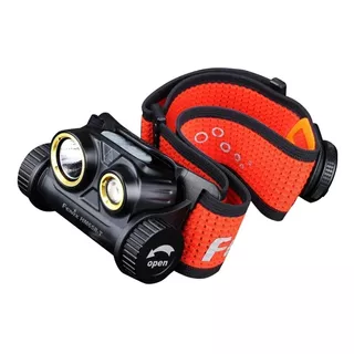 Linterna Minera Fenix Hm65r-t 1500 Lumens 170mts Trekking Color De La Linterna Negro Color De La Luz Blanco