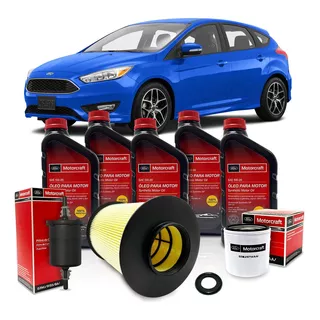 Kit Revisão 5w20 Ford Focus 2.0 16v 2014 2015 2016 2017 2018