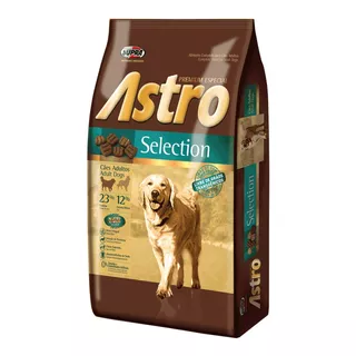 Alimento Astro Selection Para Perro Adulto Todos Los Tamaños Sabor Mix En Bolsa De 17kg