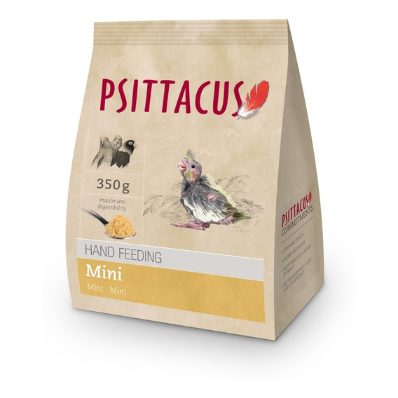 Papilla Para Ninfas Y Aves Pequeñas Marca Psittacus  350gr