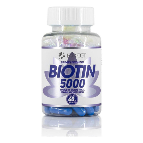 Biotina 5000 60 Cápsulas (biotina Bariatrica) Protgt