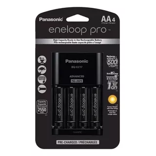 Pilhas Panasonic Eneloop Pro Com Carregador - E0224