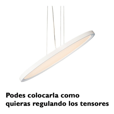 Colgante Led Moderno Circular 36w Nueva Tendencia Mks 