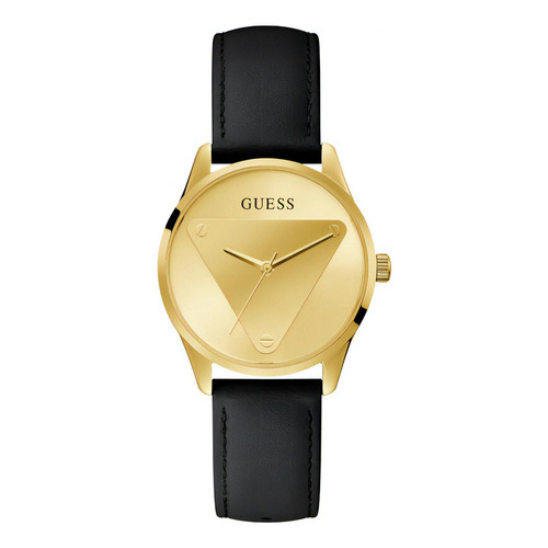 Reloj Guess Dama Relojes Pulsera Mujer Color De La Correa Negro/dorado Color Del Bisel Dorado Color Del Fondo Dorado