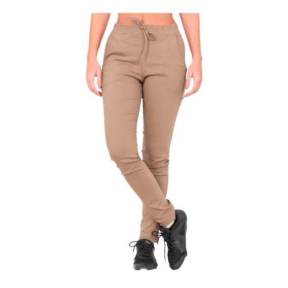 Pantalon Jogger Mujer Babucha Bengalina Elastizado Alpina