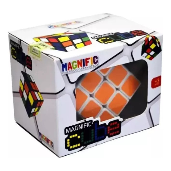 Cubo Magico Magnific Cube 3x3 Art. 1457 La Kobra Estructura Blanco