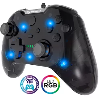 Control Dehuka Compatible Con Xbox One Pc Series X Y S Led Color Negro