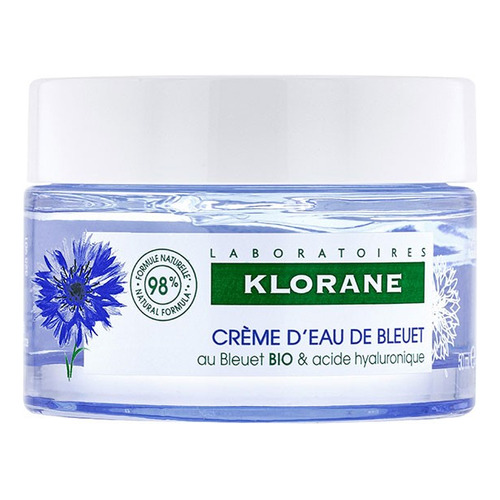 Gel Crema Klorane Bleuet Acido Hialuronico Hidratante 50ml Momento de aplicación Día Tipo de piel Seca/Sensible
