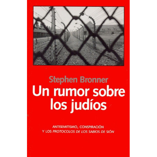 Un Rumor Sobre Los Judíos, De Stephen Bronner. Editorial Laetoli En Español