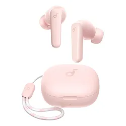 Fone De Ouvido Soundcore P20i Bluetooth 5.3 Grave Potente Drivers 10mm 30h Bateria Carregamento Rápido App Personalização De Som Via App Ipx5 2 Mics Ia Para Chamadas Claras Case Compacto Cor Rosa