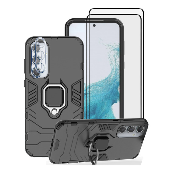 Funda Para Galaxy A35 5g Uso Rudo + 2 Micas + 2 Lentes