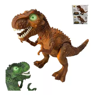 Dinossauro Rex De Brinquedo Anda Som E Luz Tiranossauro