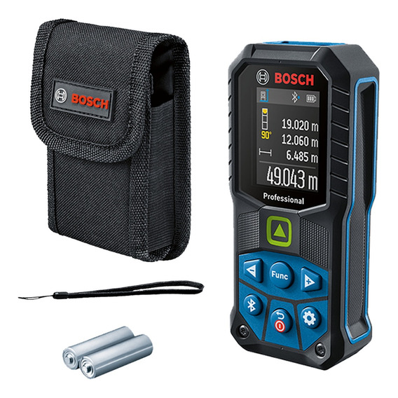 Medidor Láser Bosch Glm 50-27 Cg Con Luz Verde Y Bluetooth 