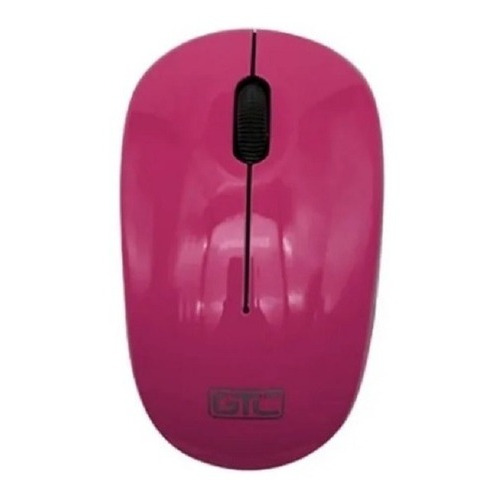 Mouse Inalambrico Optico Usb Gtc Economico 1200 Dpi Color Rosa