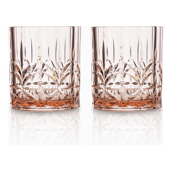 Vaso Agata Rosado Setx2 Ambiente Gourmet