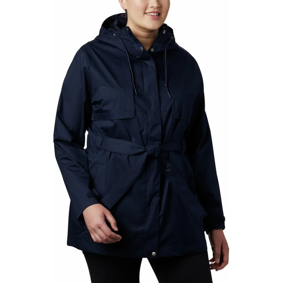 Campera Columbia Pardon My Trench Rain Impermeable Mujer