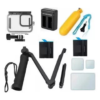 Kit P Gopro Hero 12 11 10 Black Estanque Carregador Bateria