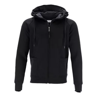 Buzo Camperita Hoodie  Slim Fit Capucha Modelo De Importacion A04