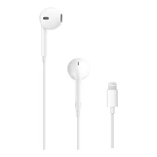 Earpods Con Conector Lightning Color Blanco